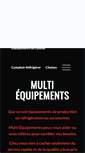 Mobile Screenshot of multiequipements.com