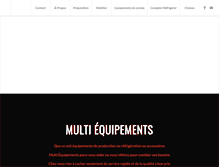 Tablet Screenshot of multiequipements.com